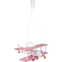 image-Hanging lamp Plane large pink and white
