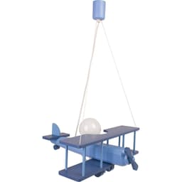 image-Hanging lamp Plane large blue