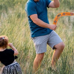image-MEADE Wooden Boomerang - Fun Outdoor Toy for Kids, Throws Up to 25 Yards