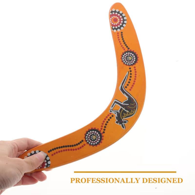 image-MEADE Wooden Boomerang - Fun Outdoor Toy for Kids, Throws Up to 25 Yards