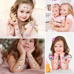 image-Monssjay Cartoon Tattoo Stickers - 10 Fun Sheets for Kids' Creativity