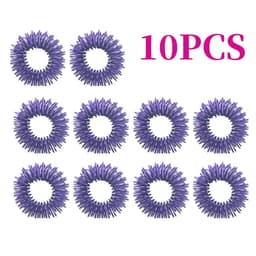 image-MEADE Spiky Sensory Finger Rings - Stress Relief Fidget Toys - 10PCS Set