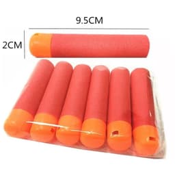 image-Soft Foam Toy Gun Bullets - Safe for Kids - 30pcs Pack