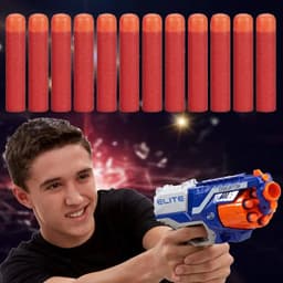 image-Soft Foam Toy Gun Bullets - Safe for Kids - 30pcs Pack