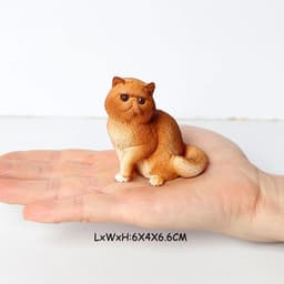 image-SamKaLa Realistic Cat Figurines Set - Fun Educational Toy for Kids