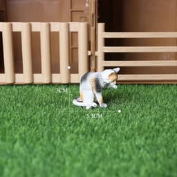 image-SamKaLa Realistic Cat Figurines Set - Fun Educational Toy for Kids