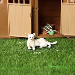 image-SamKaLa Realistic Cat Figurines Set - Fun Educational Toy for Kids