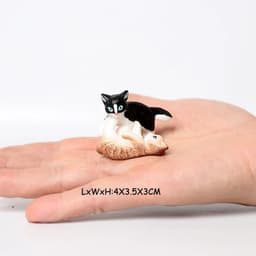 image-SamKaLa Realistic Cat Figurines Set - Fun Educational Toy for Kids
