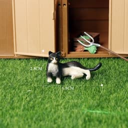 image-SamKaLa Realistic Cat Figurines Set - Fun Educational Toy for Kids