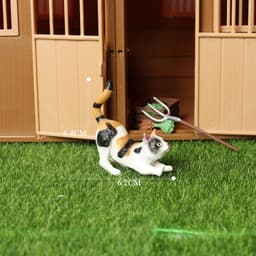 image-SamKaLa Realistic Cat Figurines Set - Fun Educational Toy for Kids