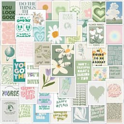 image-Inspirational Quote Stickers Pack - Positive Designs for Journaling & Scrapbooking
