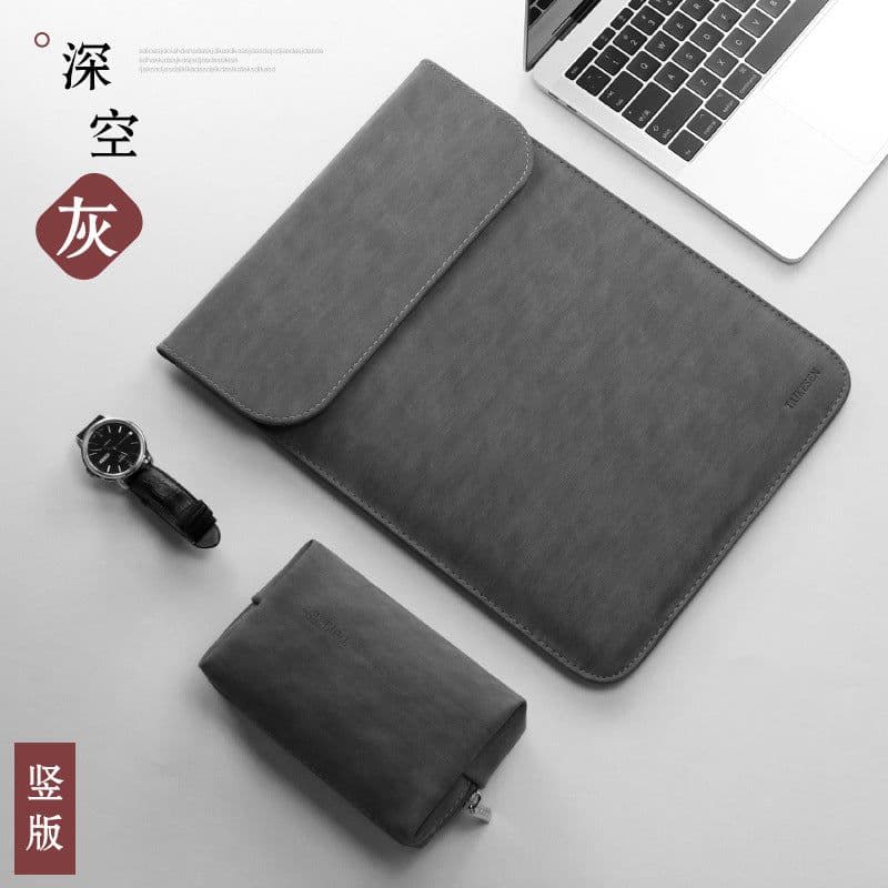 image-Texen Laptop Liner Bag 15.6" - Purple Microfleece