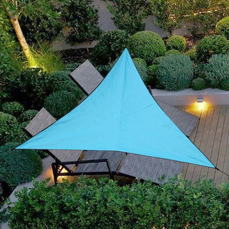 image-Outdoor triangle canopy 3M4M6M water-repellent sunscreen awning canopy sunscreen canopy viewing canopy rain cloth