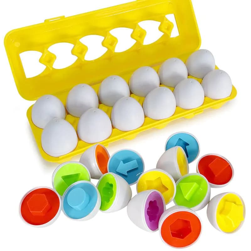 image-Smart Dinosaur Egg Color Matching Puzzle Educational Toy For Kids 4 To 6