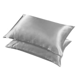 image-Summer Hot Selling Pure Color Satin Imitation Silk Pillowcase Digital Printing Embroidery Screen Printing Bedding Amazon