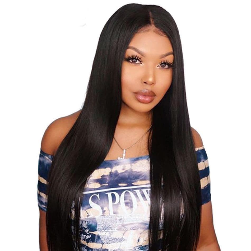 image-URmeili Human Hair Wigs Peruvian remy hair 360 full lace wigs for