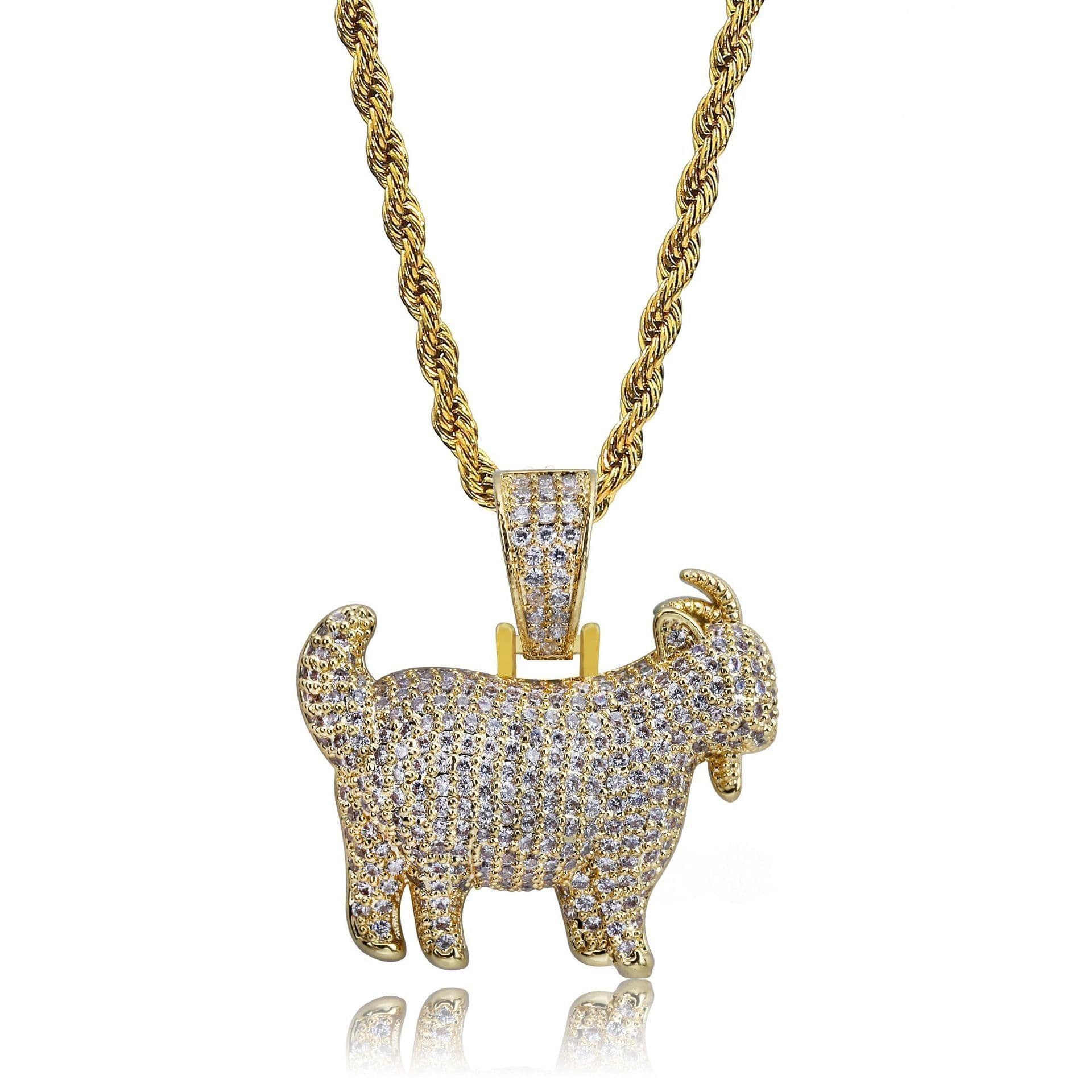 image-mens necklace hip hop jewelry copper with Zircon iced out chains