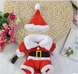 image-Christmas Pet Dog Costumes Christmas Dog Standing Make up Clothes Dog