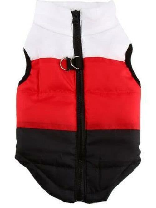 image-Winter Warm Jacket Pet Dog clothes Windproof Coat Dogs Snowsuit Vest