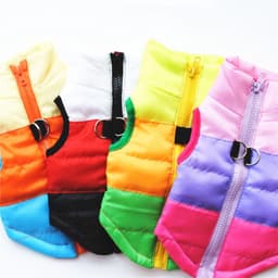 image-Winter Warm Jacket Pet Dog clothes Windproof Coat Dogs Snowsuit Vest