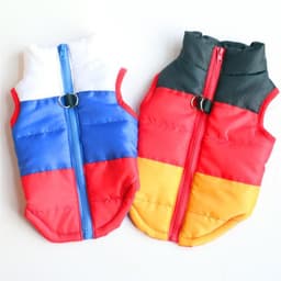 image-Winter Warm Jacket Pet Dog clothes Windproof Coat Dogs Snowsuit Vest