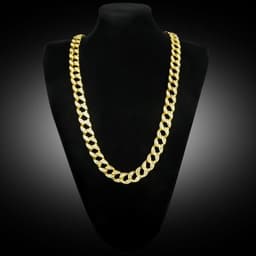 image-Iced Out Chains Hip Hop Jewelry Men Bling Rhinestone Crystal Diamond