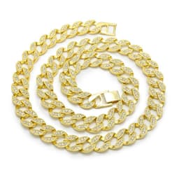 image-Iced Out Chains Hip Hop Jewelry Men Bling Rhinestone Crystal Diamond