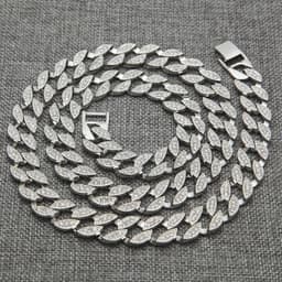 image-Iced Out Chains Hip Hop Jewelry Men Bling Rhinestone Crystal Diamond