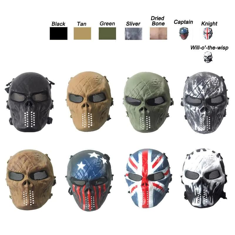 image-Tactical Equipment Outdoor Shooting Sports Face Protection Gear Full