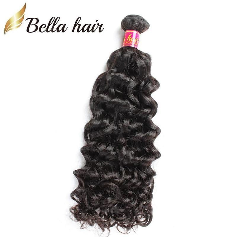 image-Bellahair Malaysian Water Wave Hair Extensions Hair Bundles Virgin
