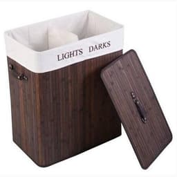 image-Household storage collection utensils storage basket Double-lattice