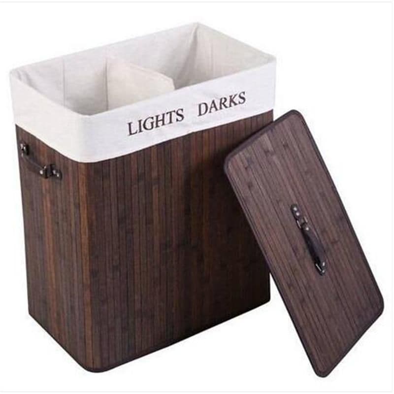 image-Household storage collection utensils storage basket Double-lattice