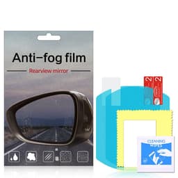 image-2PCS Car Rearview Mirror Protective Film Anti Fog