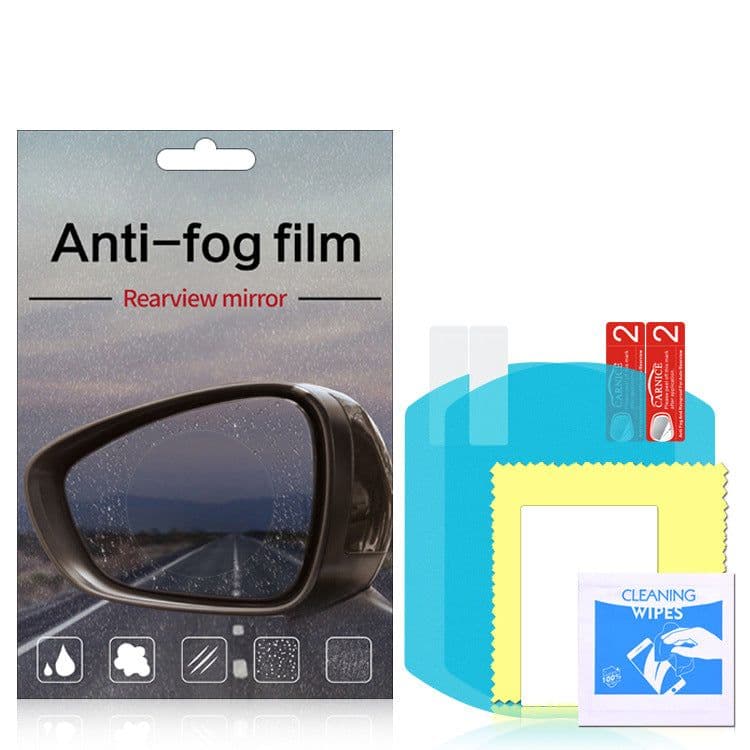 image-2PCS Car Rearview Mirror Protective Film Anti Fog