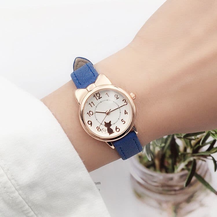 image-Children's Watch Rabbit Blue 10m Waterproof Quartz 1136