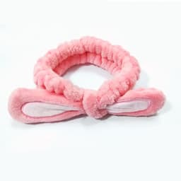 image-Three-Dimensional Rabbit Ears Face Wash Mask Headband Korean Hair Accessory (65 characters)