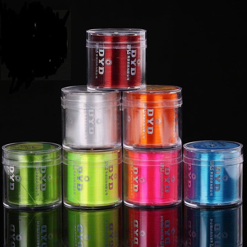 image-Black Wolf 500m Nylon Fishing Line - 3KG, Claret, Wear-Resistant