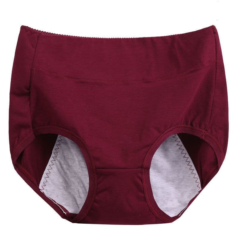 image-Women's High Waist Period Underwear - Cotton Leak-Proof