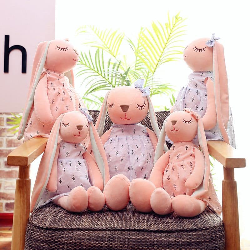 image-Rabbit Plush Toy Pillow - Blue 65cm