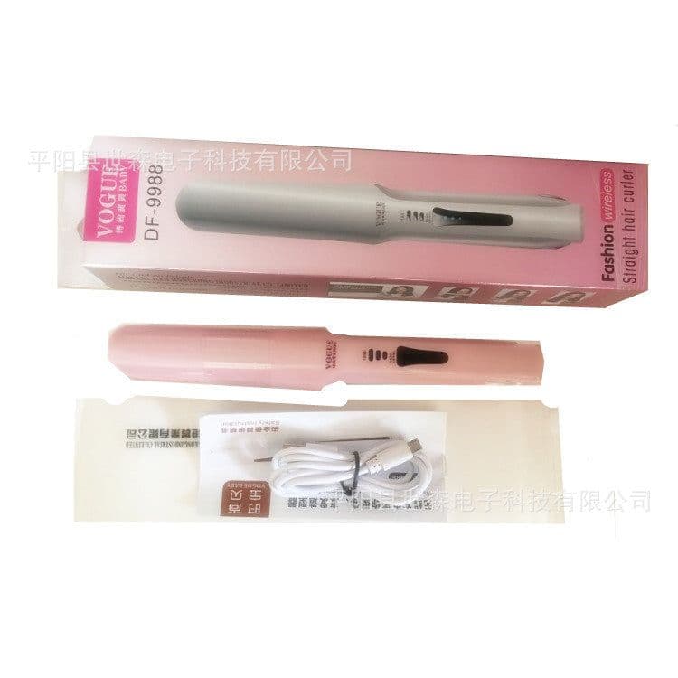 image-Hair Straightener Wireless Charging Rechargeable Mini
