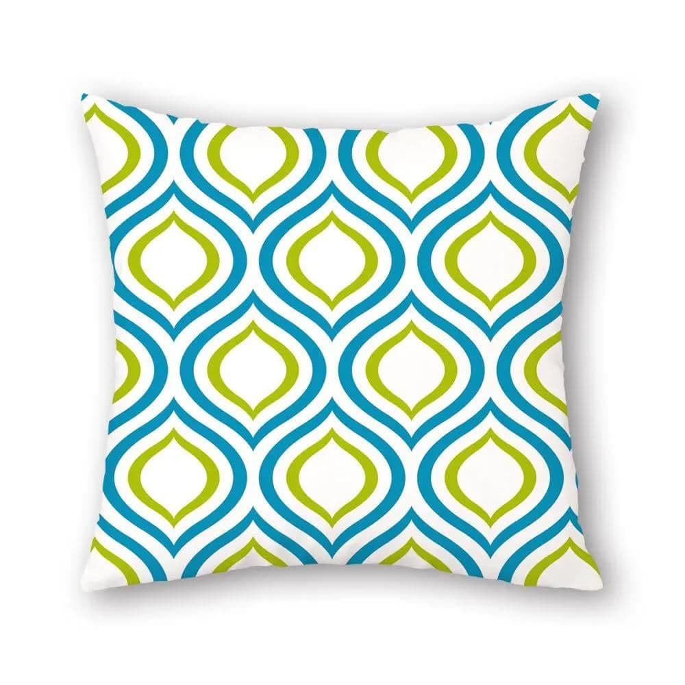 image-Cushion Cover Graphic Green - Doortje