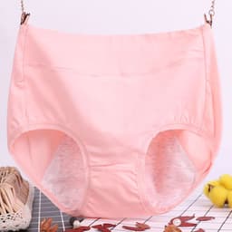 image-Women's High Waist Period Underwear - Cotton Leak-Proof