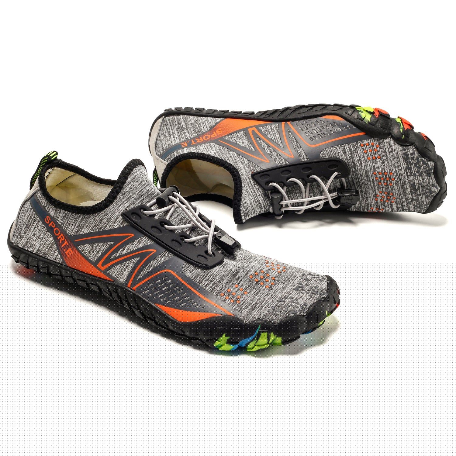 image-Water Shoes - Unisex Quick-Dry Non-Slip Beach Diving Shoes