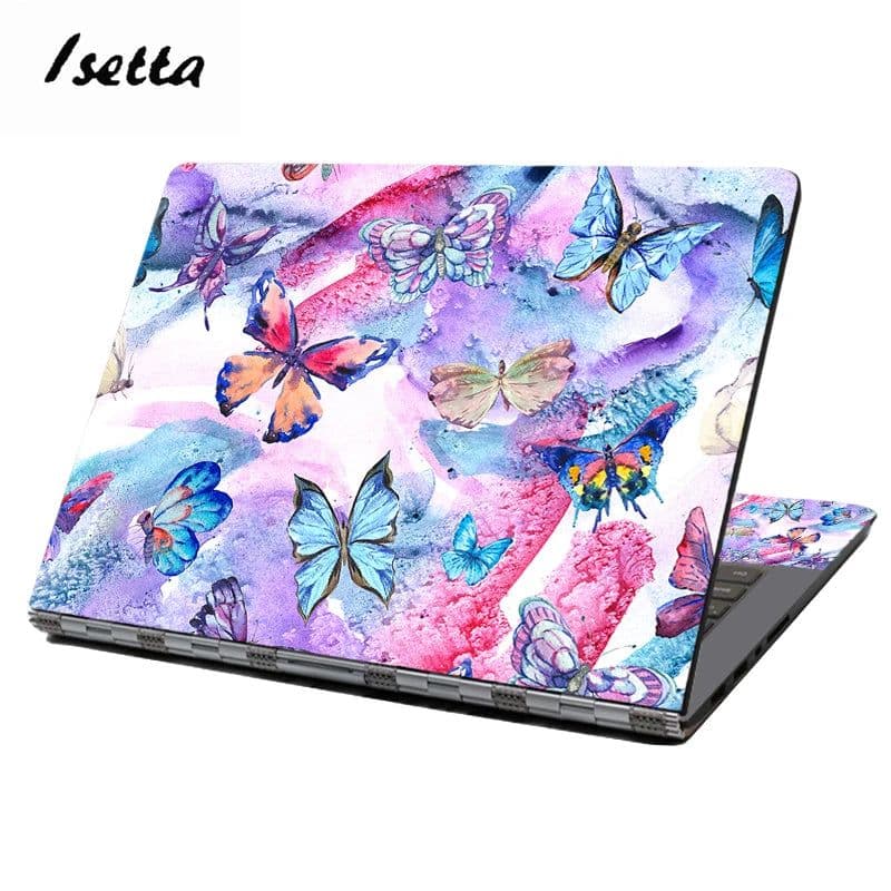 image-HP Laptop Skins Vinyl Sticker15.6 Cover Butterfly Pattern Diy Decal for Lenovo/Asus/HP/Dell 14/15.6/17.3" Hot Selling 2023