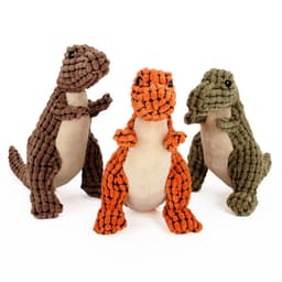 image-Large Light Brown Dog Toy With Sound Corn Kernel Filling