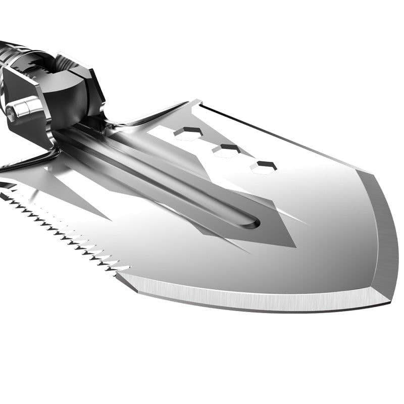 image-Yuantoose Multifunctional Outdoor Folding Shovel - Camping Survival Self-Defense Tool
