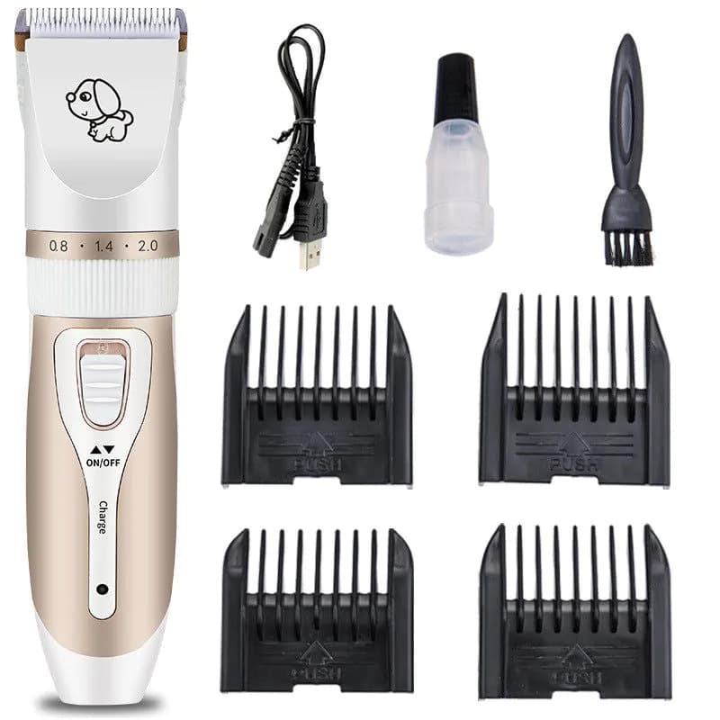 image-Factory direct professional pet hair clipper hair clipper for cats and pets does not hurt the skin rechargeable dog hair shaver