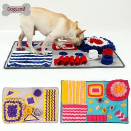 image-Dolemi Colored Pet Sniffing Pad Puzzle Slow Food Training Dog Toy Tibetan Food Relieves Boredom Outdoor Pet Supplies