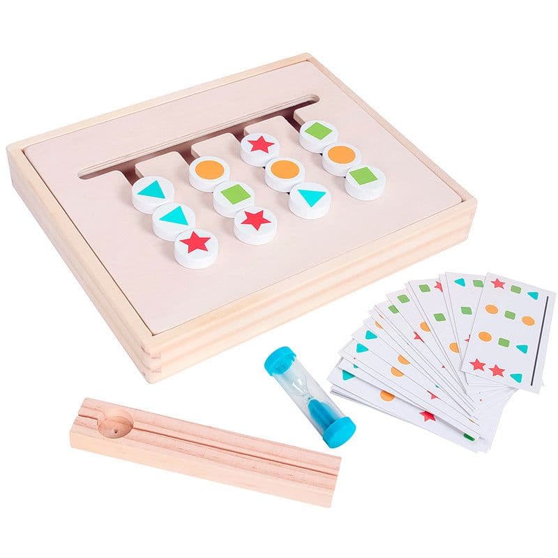 image-Wooden Montessori Brain Puzzle for Kids Ages 4-6 - Educational Toy