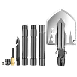 image-Yuantoose Multifunctional Outdoor Folding Shovel - Camping Survival Self-Defense Tool